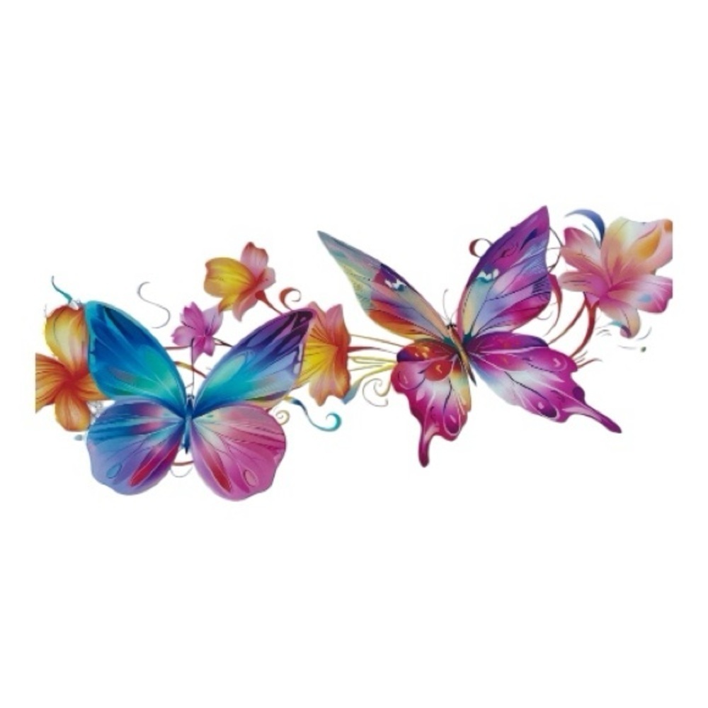 Butterflies Cup Decal (13)